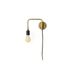 Soren Rose Studio Staple Wall Lamp, Fixture, Brass Lighting