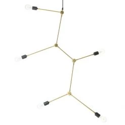 Soren Rose Studio Harrison Chandelier, Brass