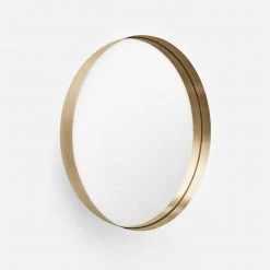 Nick Ross Studio Darkly Mirror, Large, Brass Furniture 12 Nick Ross Studio Darkly Mirror, Large, Brass Furniture