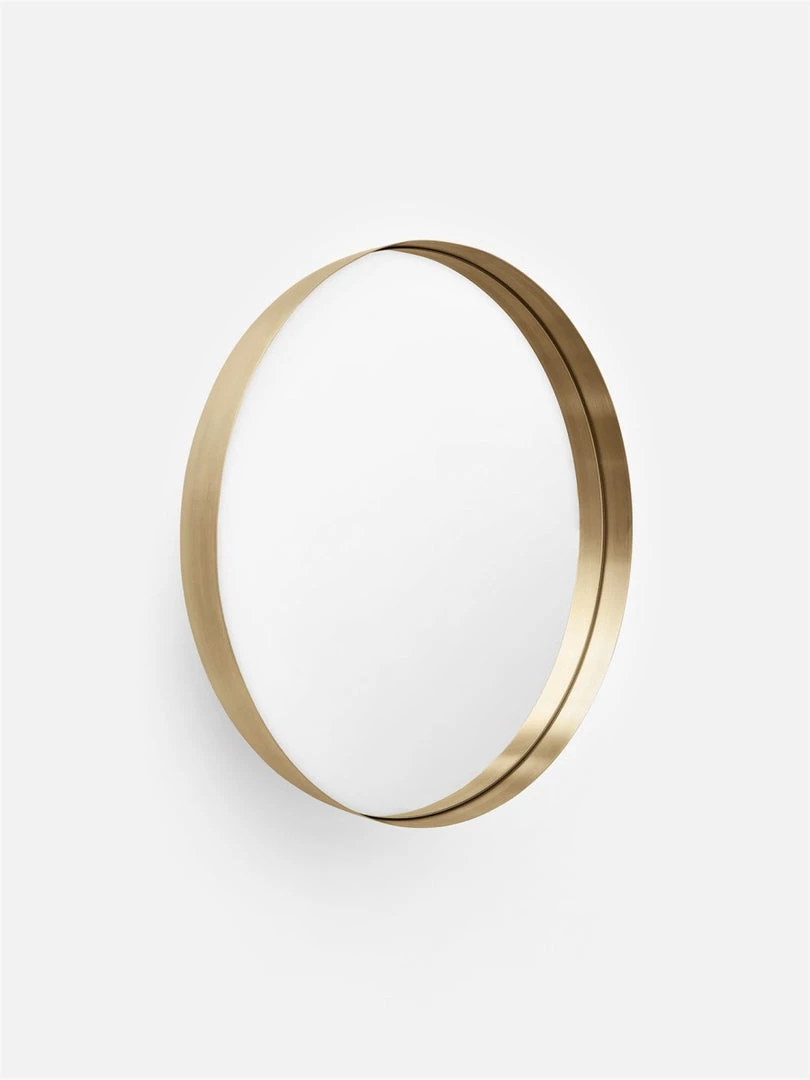 Nick Ross Studio Darkly Mirror, Large, Brass Furniture 6 Nick Ross Studio Darkly Mirror, Large, Brass Furniture