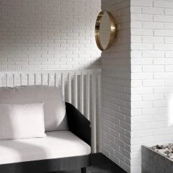 Nick Ross Studio Darkly Mirror, Large, Brass Furniture 11 Nick Ross Studio Darkly Mirror, Large, Brass Furniture