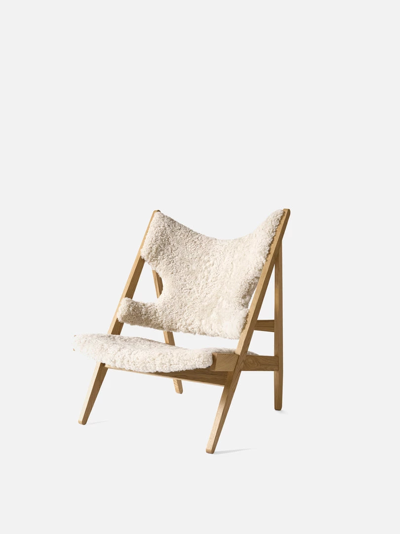 Ib Kofod-Larsen Knitting Chair, Sheepskin Upholstery Furniture 29 Ib Kofod-Larsen Knitting Chair, Sheepskin Upholstery Furniture