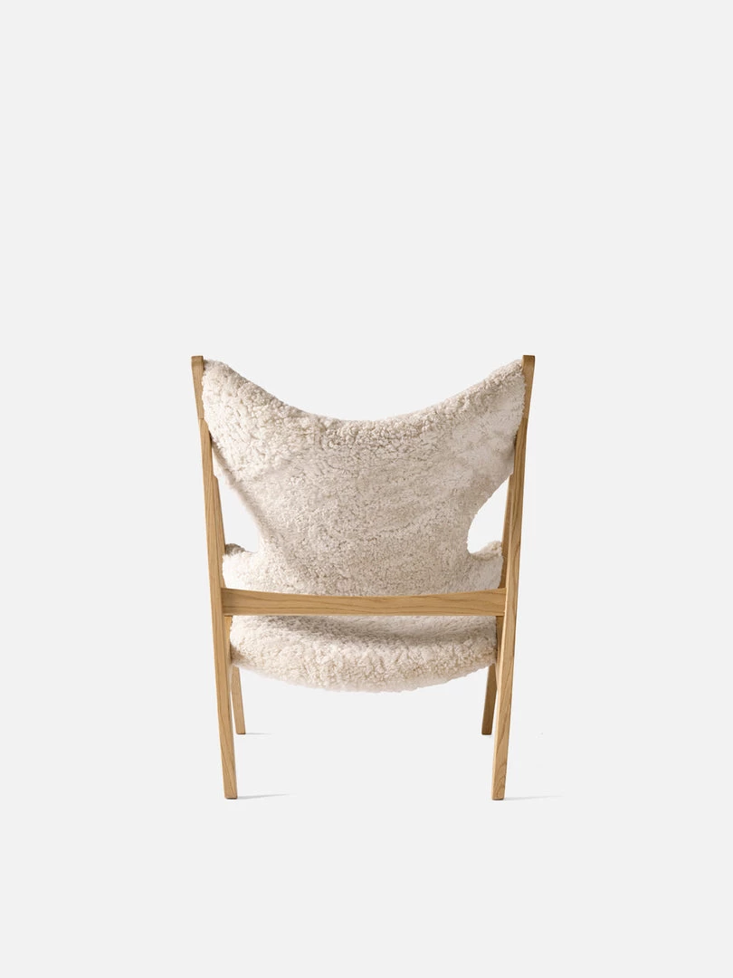 Ib Kofod-Larsen Knitting Chair, Sheepskin Upholstery Furniture 30 Ib Kofod-Larsen Knitting Chair, Sheepskin Upholstery Furniture