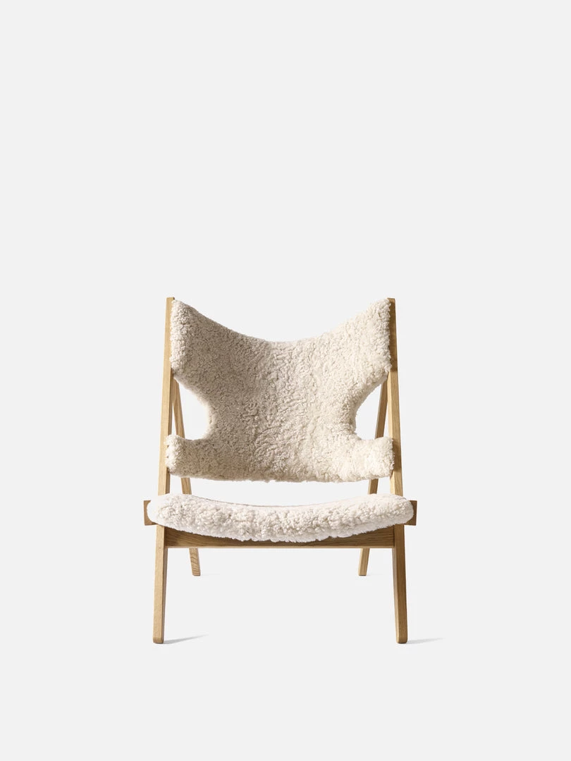 Ib Kofod-Larsen Knitting Chair, Sheepskin Upholstery Furniture 31 Ib Kofod-Larsen Knitting Chair, Sheepskin Upholstery Furniture