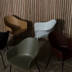 Norm Architects Harbour Arm Chair, Dining Height, Hard Shell Furniture 54 Norm Architects Harbour Arm Chair, Dining Height, Hard Shell Furniture