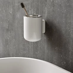 Norm Architects Bathroom Accessories Bath Toothbrush Holder, Wall