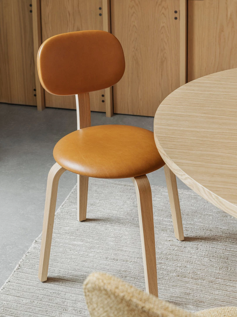 Afteroom Studio Furniture Afteroom Plus, Wooden Base Dining Chair, Upholstered 3 Afteroom Studio Furniture Afteroom Plus, Wooden Base Dining Chair, Upholstered