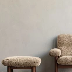 Anderssen & Voll Brasilia Ottoman, Sheepskin