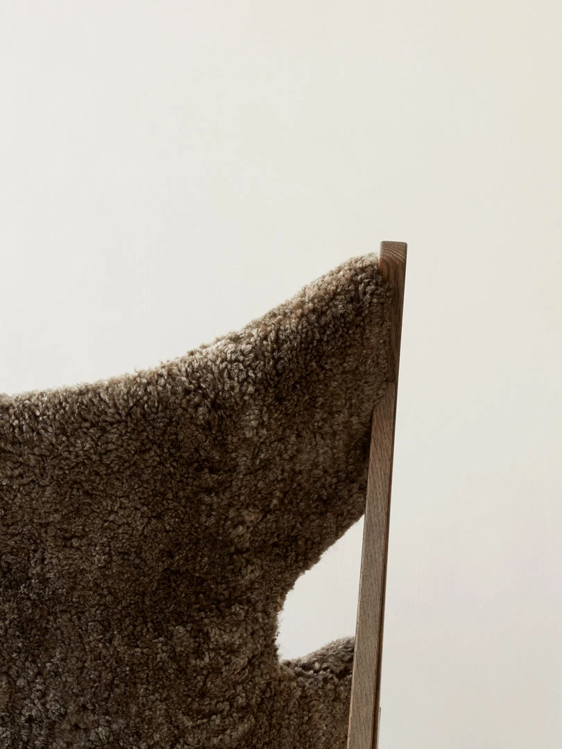 Ib Kofod-Larsen Knitting Chair, Sheepskin Upholstery Furniture 23 Ib Kofod-Larsen Knitting Chair, Sheepskin Upholstery Furniture