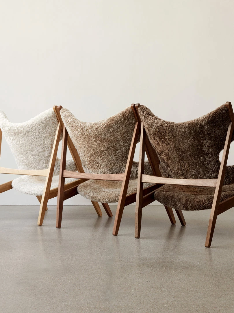 Ib Kofod-Larsen Knitting Chair, Sheepskin Upholstery Furniture 17 Ib Kofod-Larsen Knitting Chair, Sheepskin Upholstery Furniture