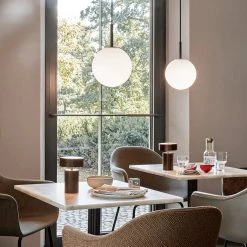 Norm Architects Furniture Harbour Column Table, Rectangular Table Top