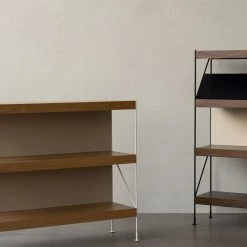 Kaschkasch Cologne Zet Storage System, 60in, Back Panel And Magazine Shelf