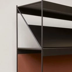 Kaschkasch Cologne Zet Storage System, 60in, Back Panel And Magazine Shelf
