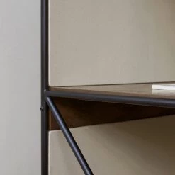 Kaschkasch Cologne Zet Storage System, 60in, Back Panel And Magazine Shelf