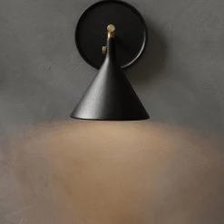 Thomas Chung & Jordan Murphy Cast Sconce Wall Lamp, Original Ceiling Lighting