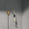 Soren Rose Studio Staple Wall Lamp, Fixture, Brass Lighting