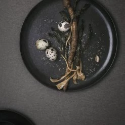 Norm Architects New Norm Plate/Dish, Dark Glazed, 10.6 In, 6 Pcs.